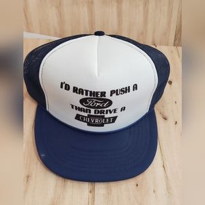 Vintage Ford vs Chevrolet Baseball Cap